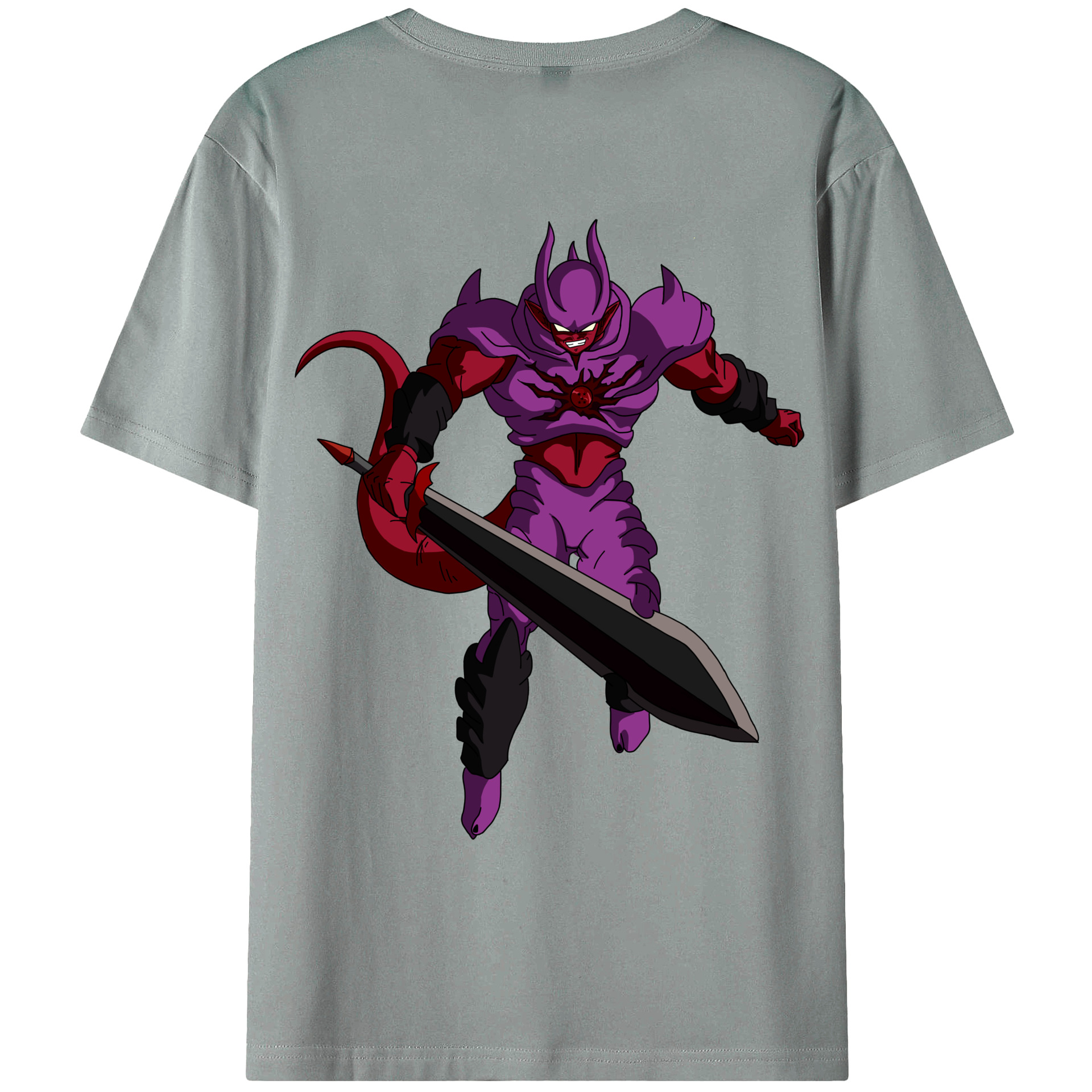 （画像用） ドラゴンボール ジャネンバ DRAGON BALL Janemba 綿100％ メンズ半袖Tシャツ（バックプリント） 通気性